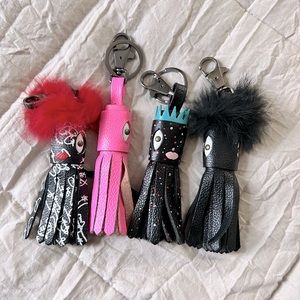 Min and Mon bag charms (set of 4)